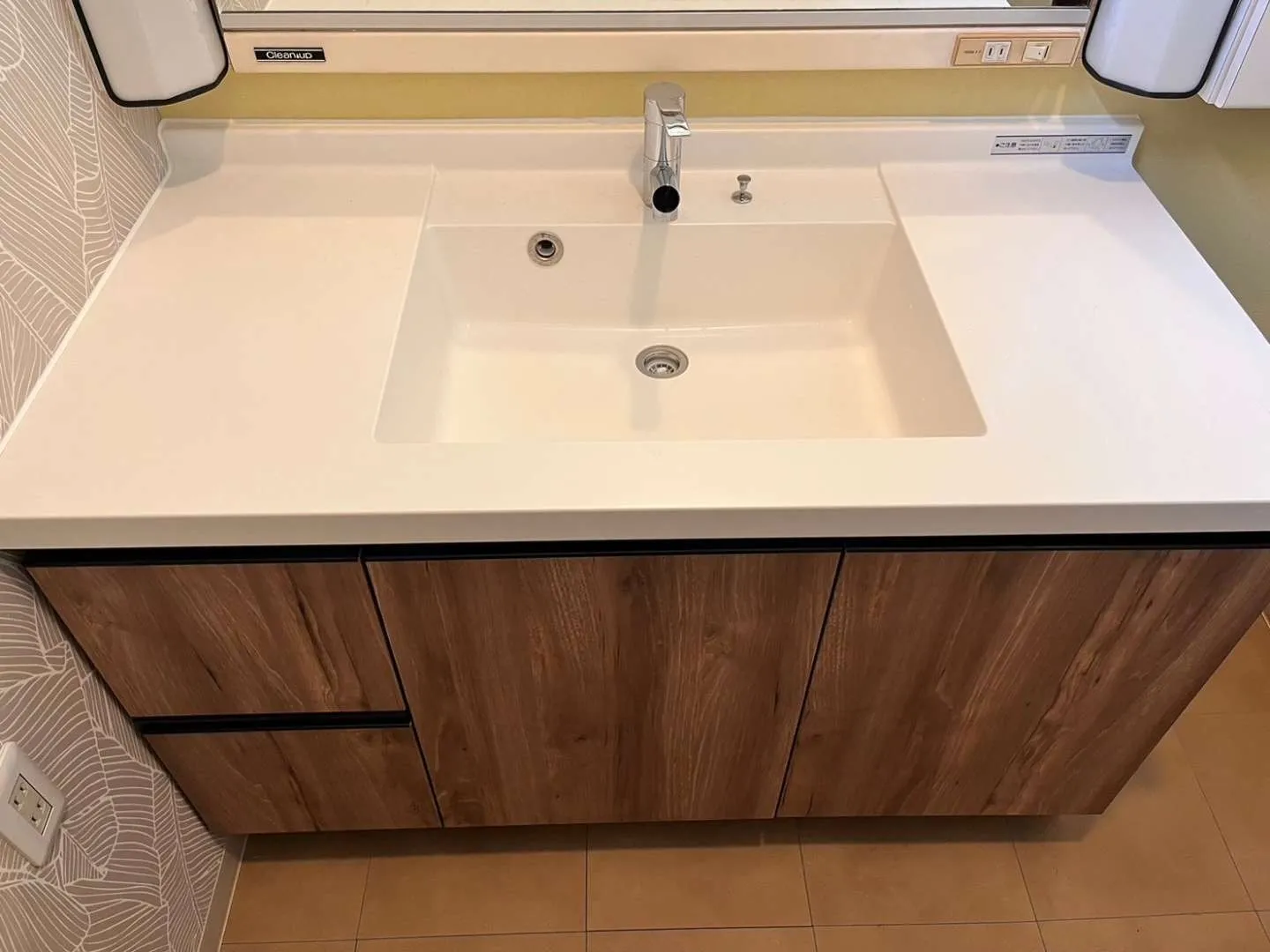 【宮城県仙台市若林区】戸建て 洗面所リフォーム工事