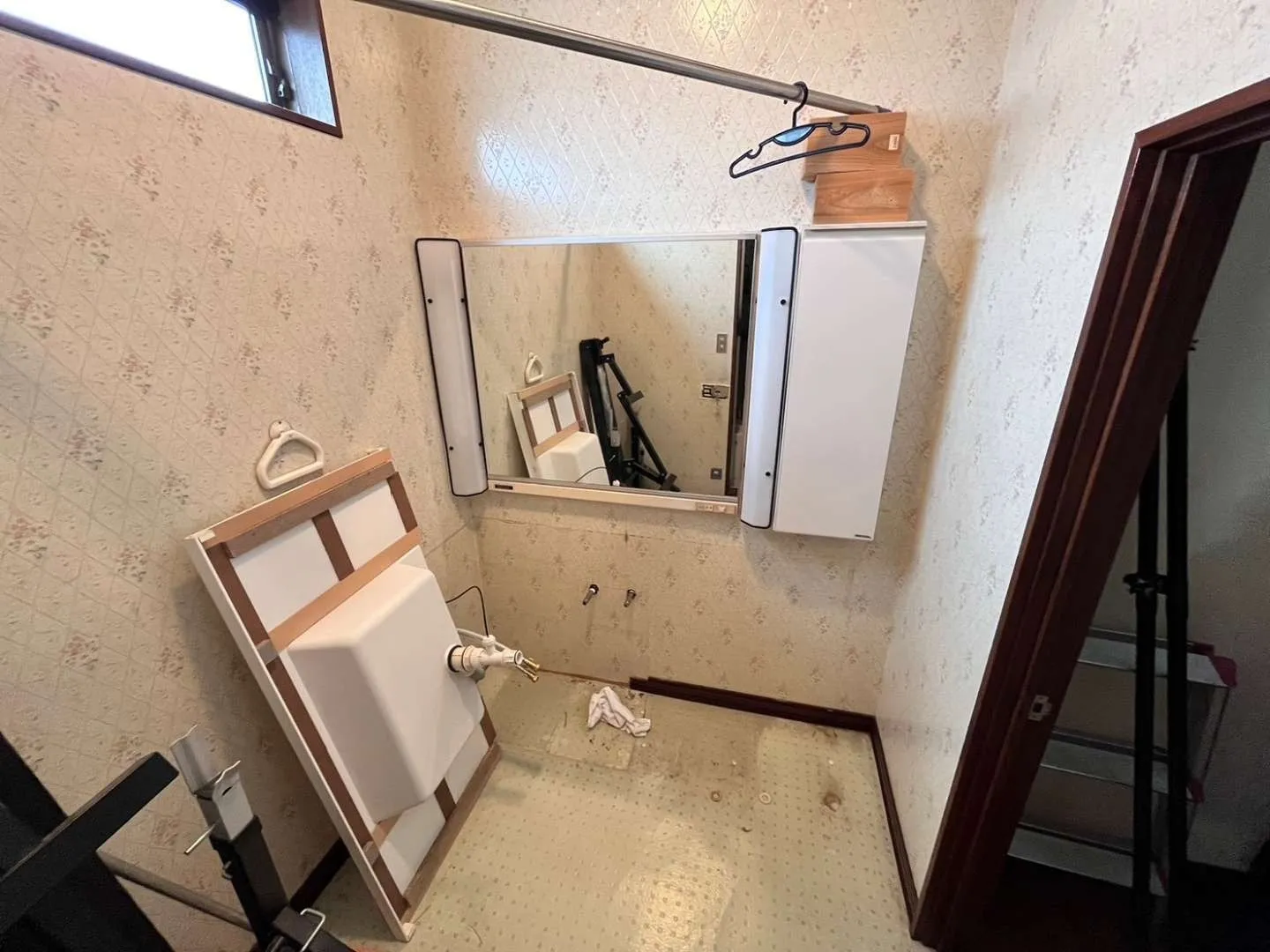 【宮城県仙台市若林区】戸建て 洗面所リフォーム工事