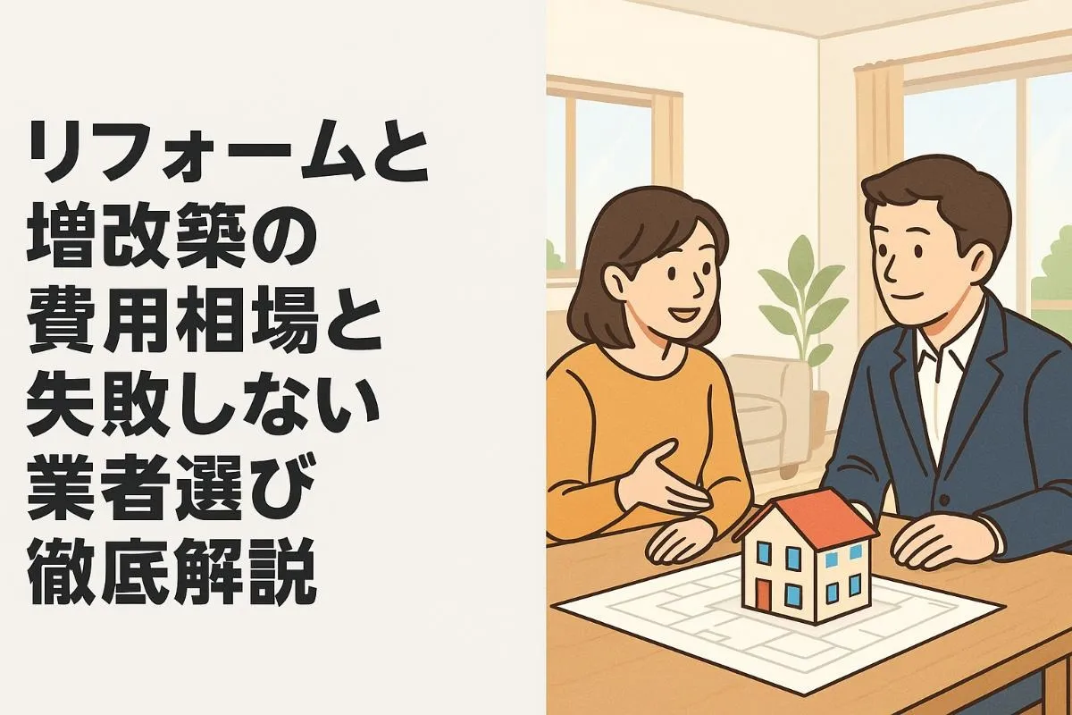 リフォームと増改築の費用相場と失敗しない業者選び徹底解説