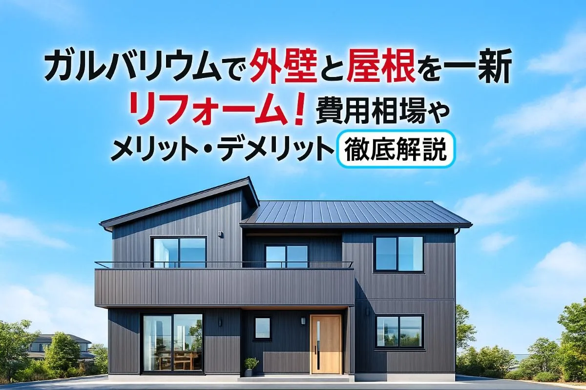 ガルバリウムで外壁と屋根を一新リフォーム!費用相場やメリット・デメリット徹底解説