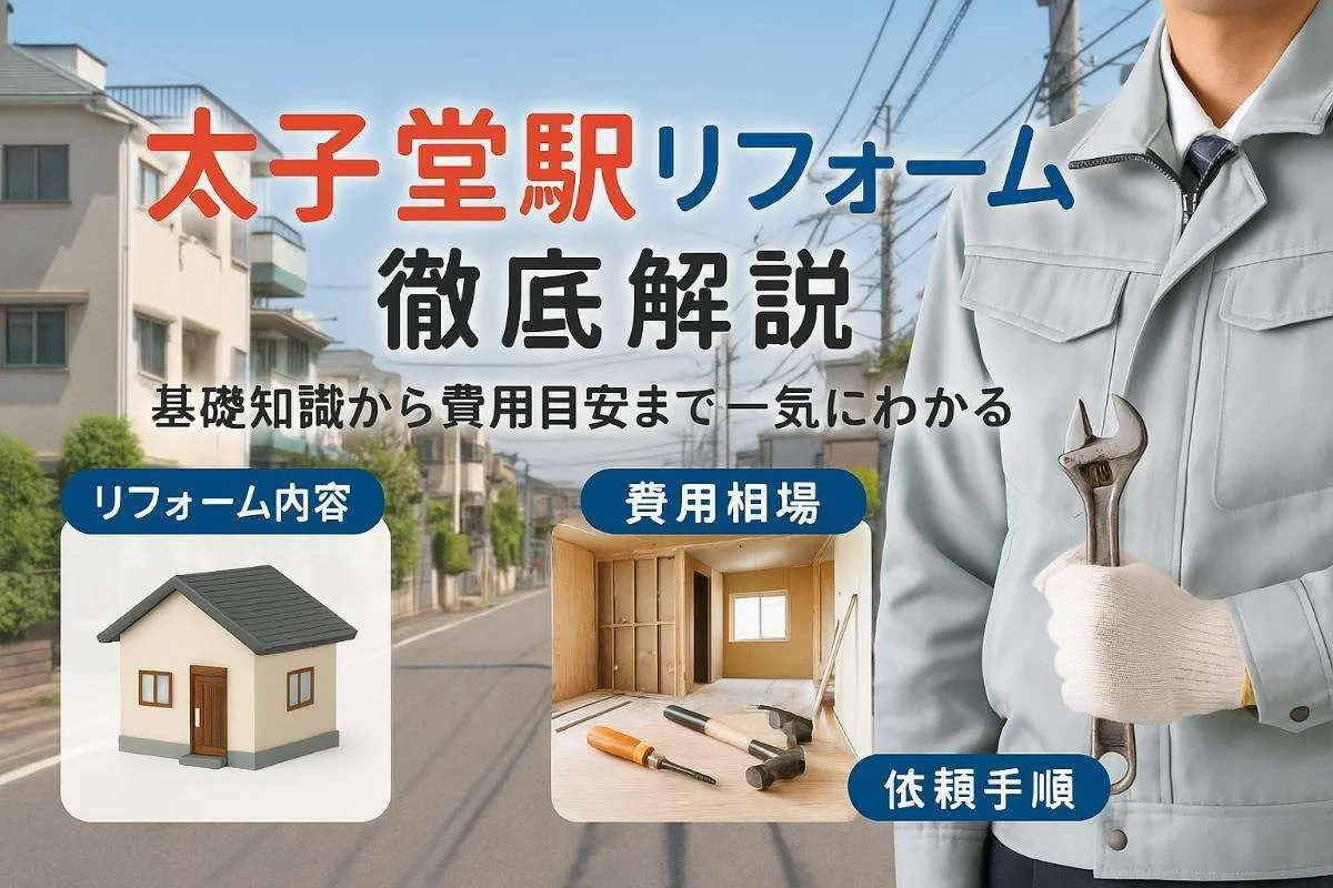 太子堂駅でリフォームの基礎知識と費用相場徹底解説