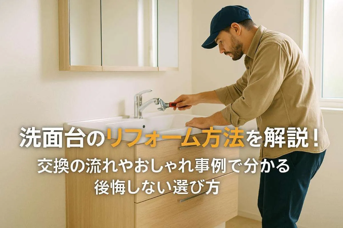 洗面台のリフォーム方法を解説！交換の流れやおしゃれ事例で分かる後悔しない選び方