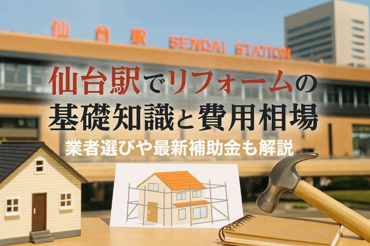 仙台駅でリフォームの基礎知識と費用相場｜業者選びや最新補助金も解説