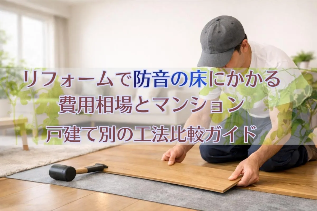 リフォームで防音の床にかかる費用相場とマンション戸建て別の工法比較ガイド